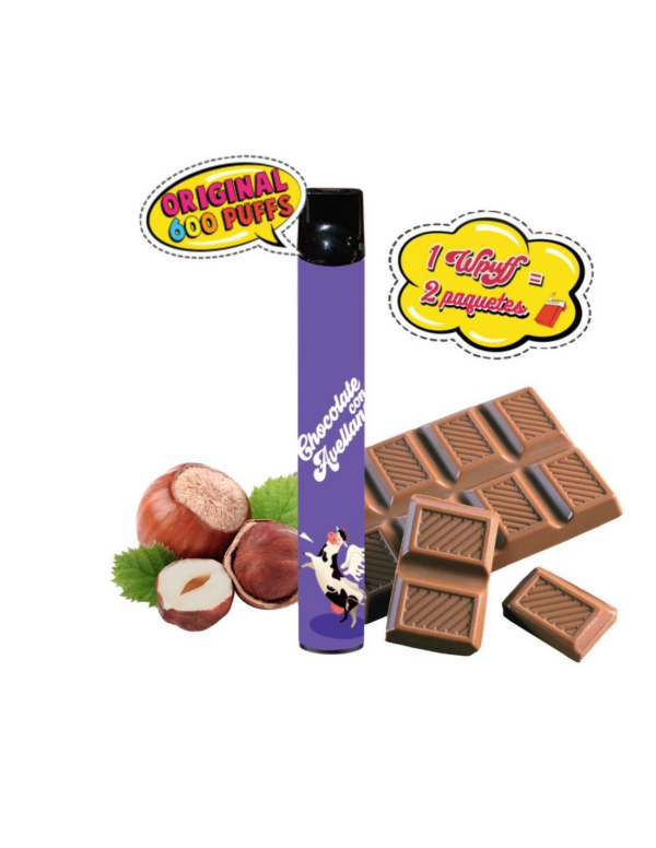 Wpuff 600 puffs - Chocolate con Avellanas