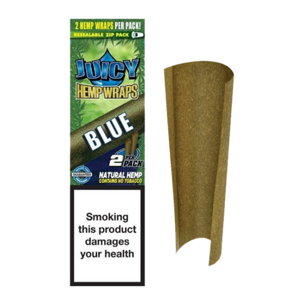 Juicy Jay-s Hemp Blunt Wraps Blue - Imagen 2