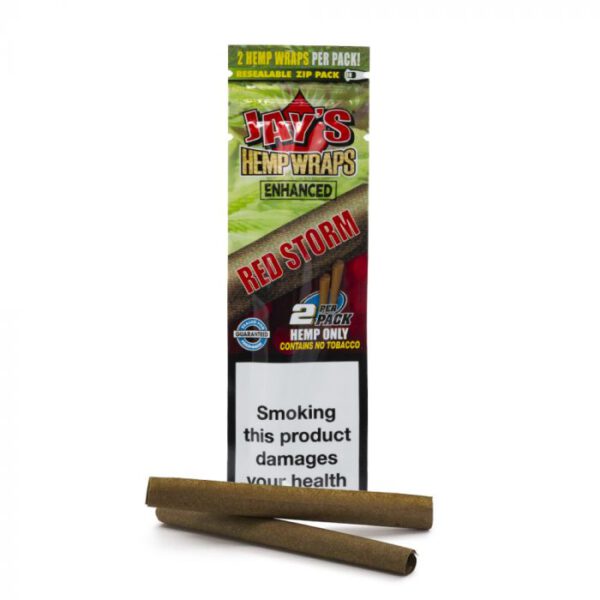 Juicy Jay-s Hemp Blunt Wraps Red Storm